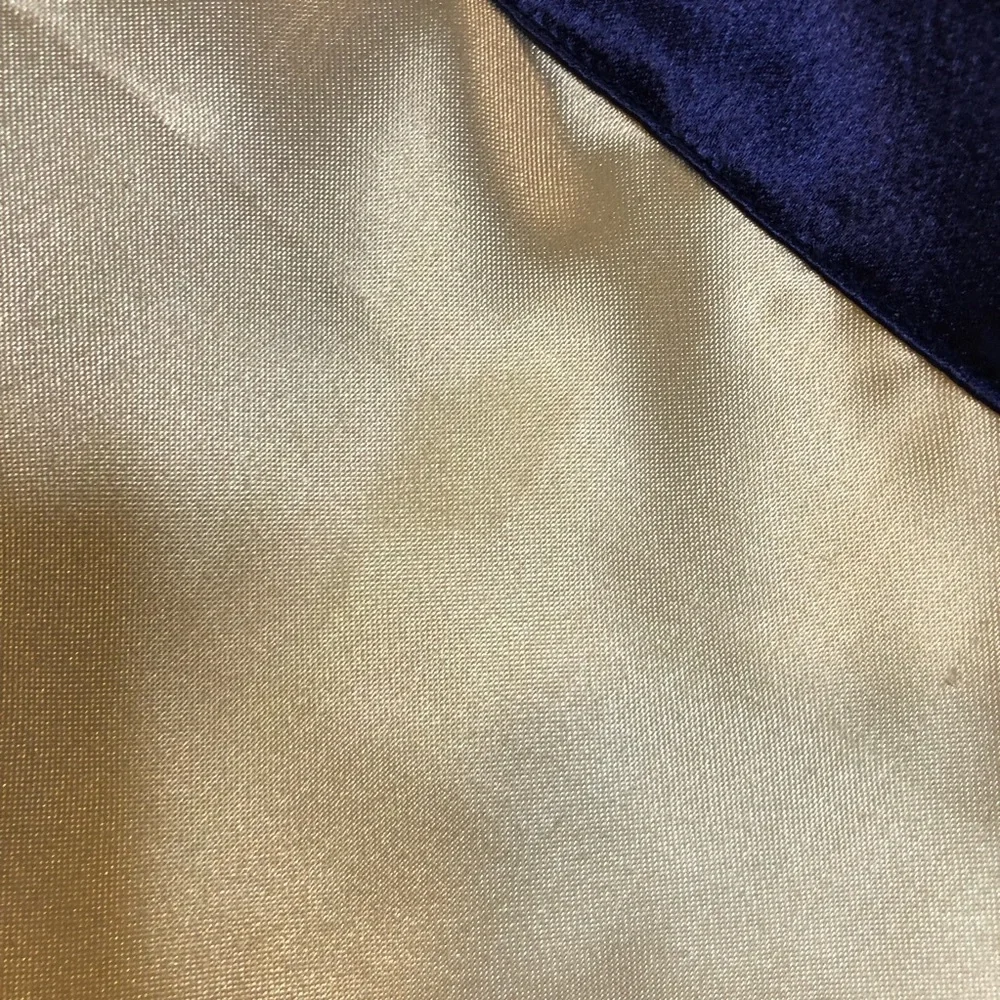 Dressage Equestrian Stock Tie Featuring Gold Brooch w/Pearl Detail Purplish Blue